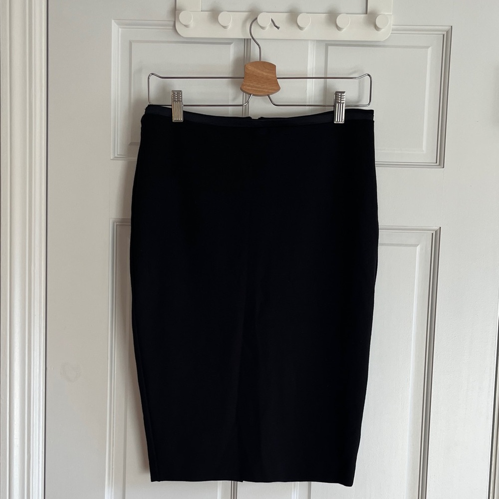 Boden Elegant Black Pencil Skirt